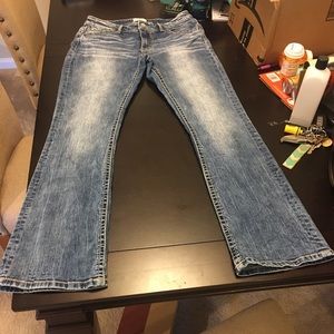 BKE PAYTON BOOTCUT BUCKLE JEANS 29. 31 in inseam